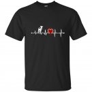 Baritone heartbeat music t-shirt marching band tees