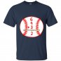 Baseball double play 6432 t-shirt