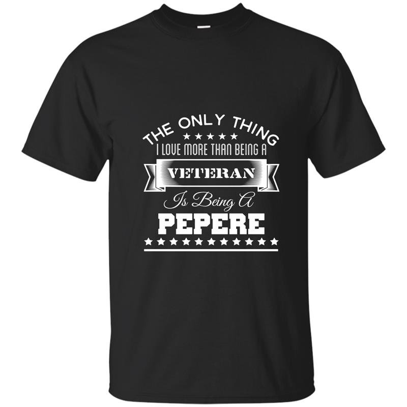 Being veteran pepere t-shirt asphalt