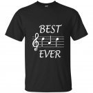 Best dad ever music t-shirt gift for fathers day