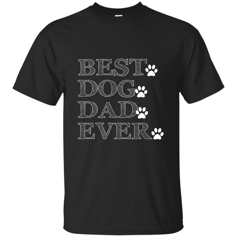 Best dog dad ever t-shirt fathers day gift