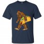 Bigfoot sasquatch carrying taco t-shirt funny camping gifts