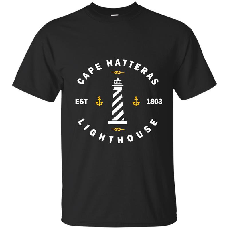 Cape hatteras lighthouse t-shirt outer banks nc obx