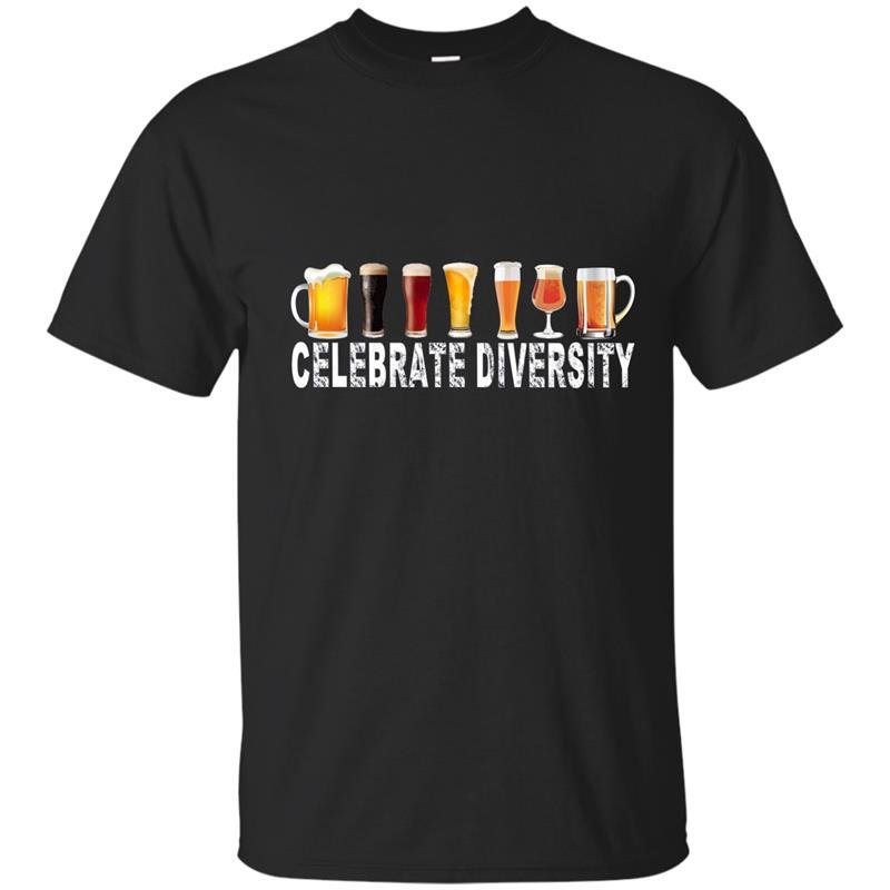 Celebrate diversity beer t-shirt