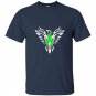 Cerebral palsy awareness t-shirt green ribbon phoenix