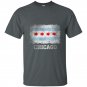 Chicago illinois flag t-shirt vintage distressed