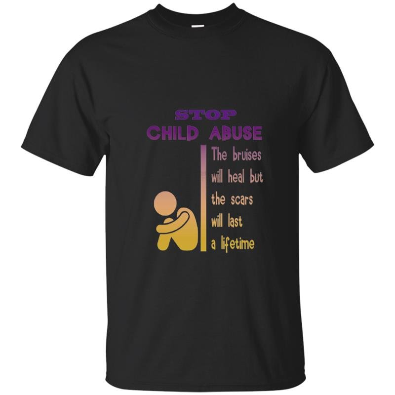 Child abuse awareness t-shirt