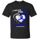 Child abuse t-shirt i wear blue for child abuse awareness