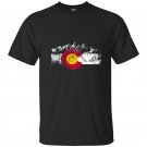 Colorado flag moutain vintage t-shirt colorado day