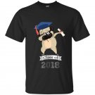 Cool class of 2018 dabbing pug graduate t-shirt adults kids