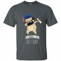 Cool class of 2018 dabbing pug graduate t-shirt adults kids