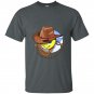 Cowboy rodeo yeehaw emoji cartoon funny t-shirt