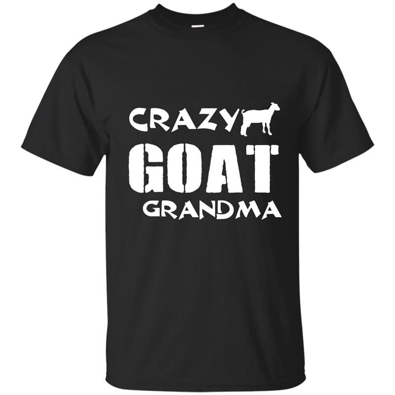 Crazy goat lady t-shirt crazy goat grandma