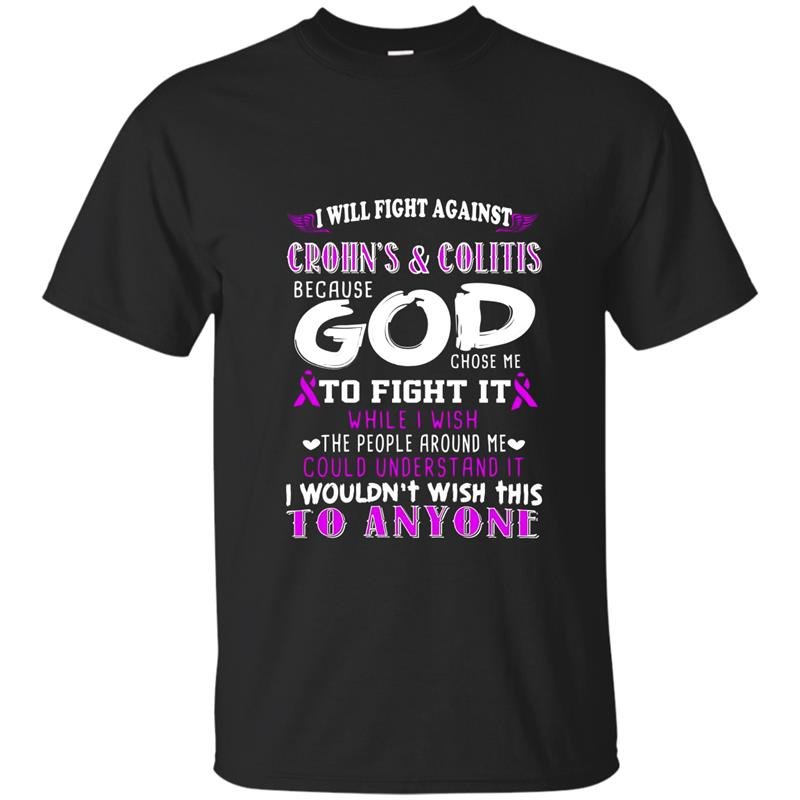 Crohns and colitis awareness t-shirt