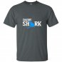 Daddy shark t-shirt for dads fathers or grandfathers