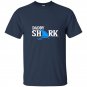 Daddy shark t-shirt for dads fathers or grandfathers