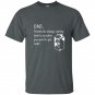 Dad thanks for coming back when you went to get milk t-shirt
