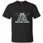 Dad the man the myth the turkey hunting legend t-shirt