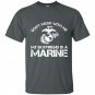 Dont mess with me my boyfriend is a marine bulldog t-shirt