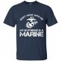 Dont mess with me my boyfriend is a marine bulldog t-shirt