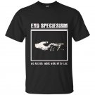End speciesism vegan animal rights t-shirt punk
