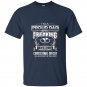 Father day gift proud dad of correctional officer t-shirt