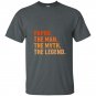 Fathers day gift papou the legend for your greek grandpa t-shirt