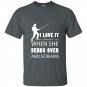 Fishing t-shirt love it when she bends over and screams