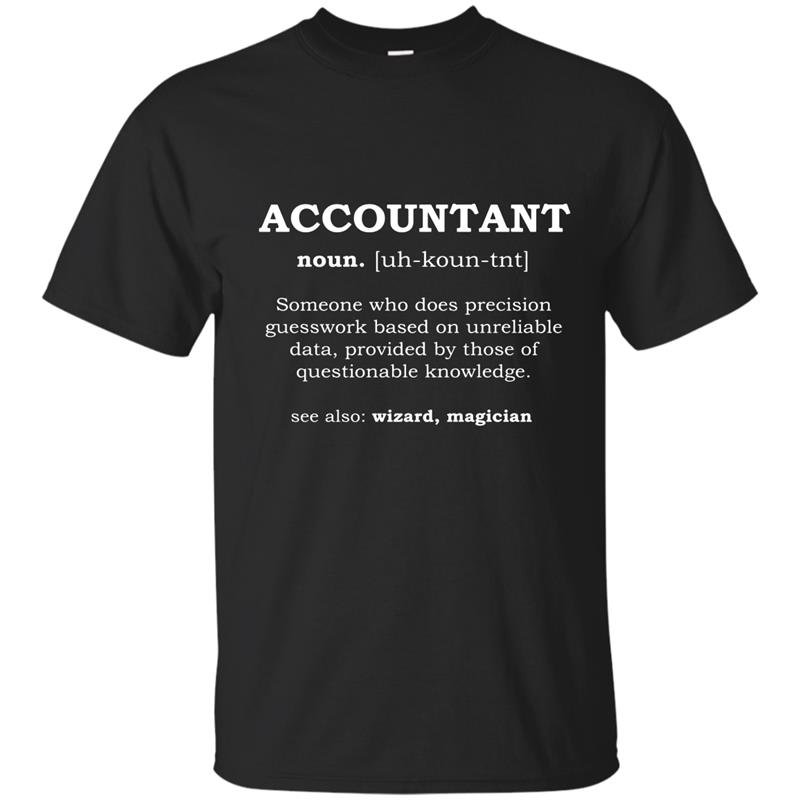Funny accountant t-shirt dictionary meaning definition