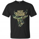 Funny best buckin godfather t-shirt deer hunting tee gifts