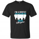 Funny dentist gifts they call me the tooth whisperer t-shirt