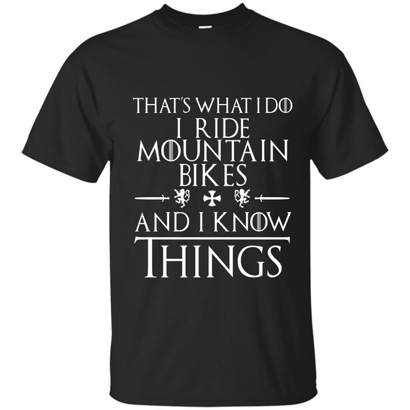 Funny mountain biking t-shirts gifts love to mountain bike