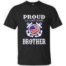 Funny proud us coast guard brother birthday gift t-shirt