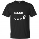 Funny tree fiddy t-shirt loch ness monster three fifty tee
