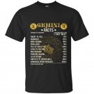Gemini facts t-shirt gemini awesome horoscope