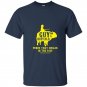 Guy on a buffalo t-shirt punch that cougar in the face