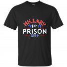 Hillary for prison 2016 funny political anti clinton t-shirt