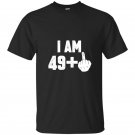 I am 49 middle finger funny 50th birthday t-shirt