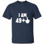 I am 49 middle finger funny 50th birthday t-shirt