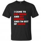I came to eat seeds and hit dingers t-shirt baseball gifts