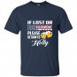 If lost or drunk please return to holly t-shirt