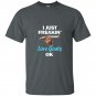 I just freaking love goats ok funny baby goat t-shirt
