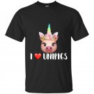 I love unipigs funny unicorn pig lover t-shirt