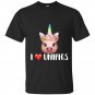 I love unipigs funny unicorn pig lover t-shirt
