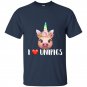 I love unipigs funny unicorn pig lover t-shirt