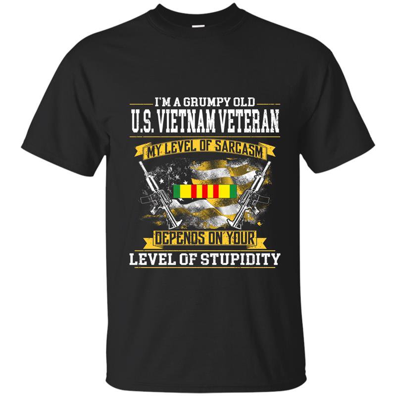 Im a grumpy old us vietnam veteran t-shirt