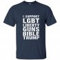 I support liberty guns bible trump funny t-shirt