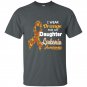 I wear orange for my daughter leukemia awareness t-shirt