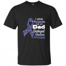 I wear periwinkle for my dad esophageal cancer awareness t-shirt