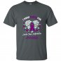 I wear purple for arnold chiari malformation awareness t-shirt